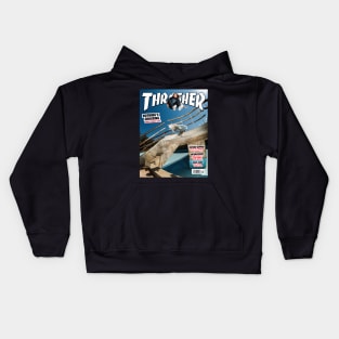 thrasher october 2019 Kids Hoodie